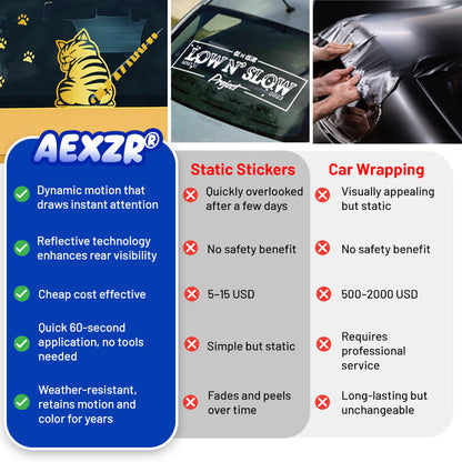 🔥2025’s Hottest Car Trend! | AEXZR® Car Rear Wiper Charming Tail-Wagging Sticker